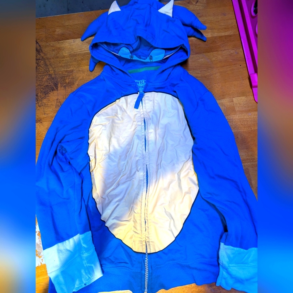 Sonic kids hoodie